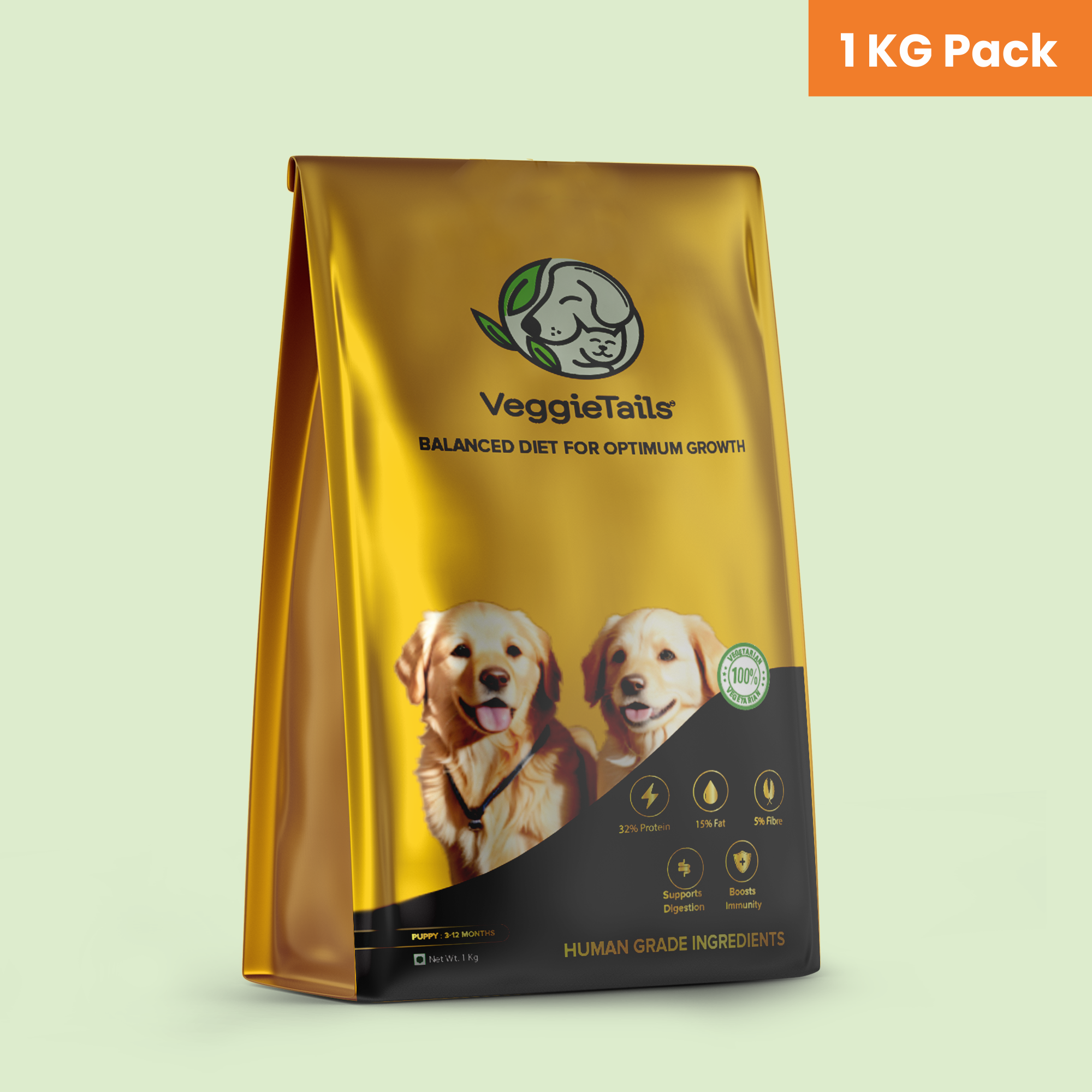 Puppy Dog Food 1 Kg Veggietails