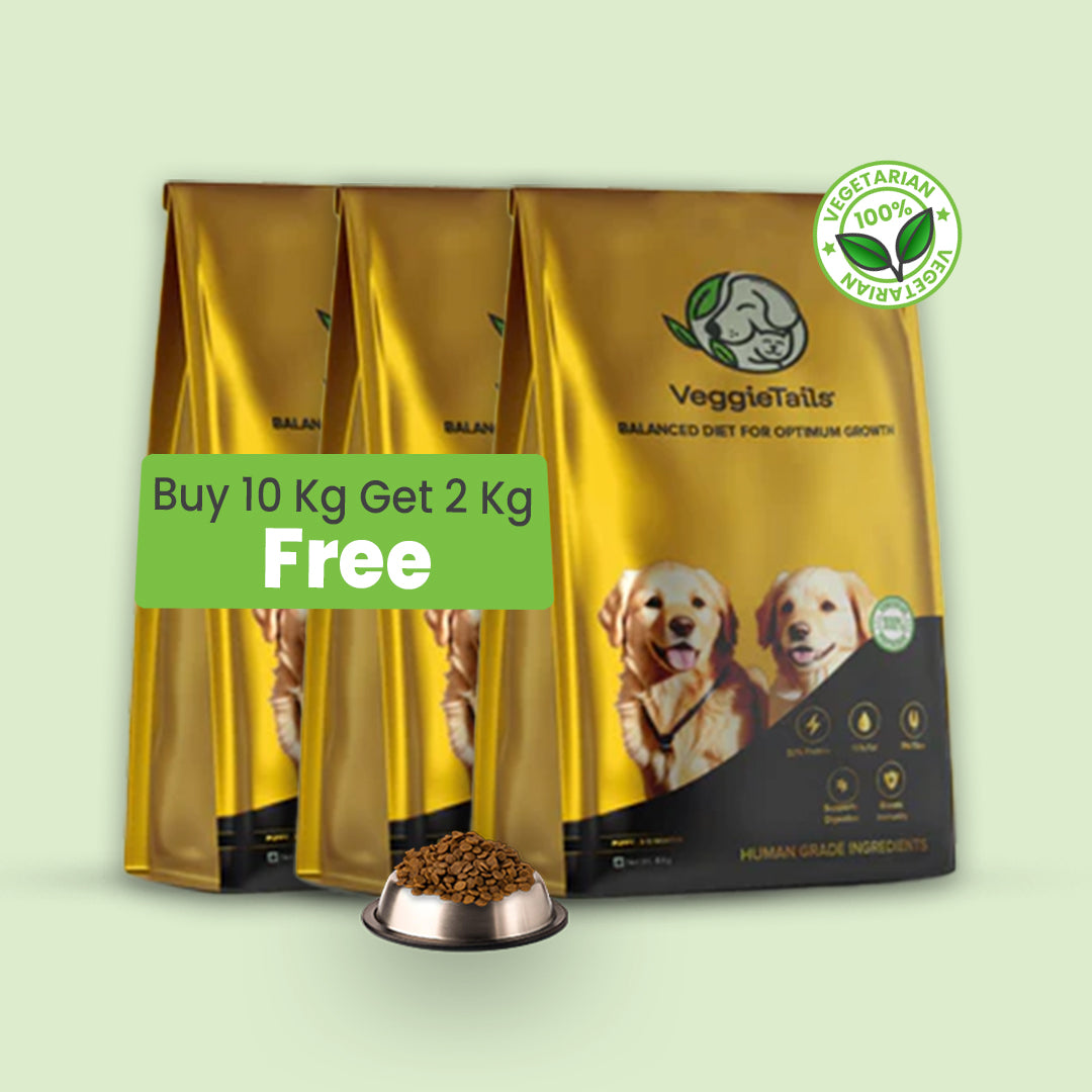 Puppy Dog Food 4 kg 3 Buy 10 Kg Get 2 Kg Free VeggieTails